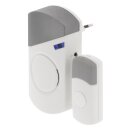 Funktürklingel-Set mit Netzteil 70 dB Weiss/Grau