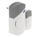 Funktürklingel-Set mit Netzteil 70 dB Weiss/Grau