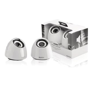 Lautsprecher 2.1 USB 3.5 mm 6 W Weiss