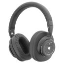 Headset Bluetooth / ANC (Active Noise Cancelling) übers Ohr Eingebautes Mikrofon 1.20 m Schwarz/Silber