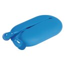 Headset Flachkabel im Ohr 3.5 mm verdrahtet Eingebautes Mikrofon 1.2 m Blau