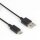 USB 2.0 Kabel USB-C male - USB A male 1 m Schwarz