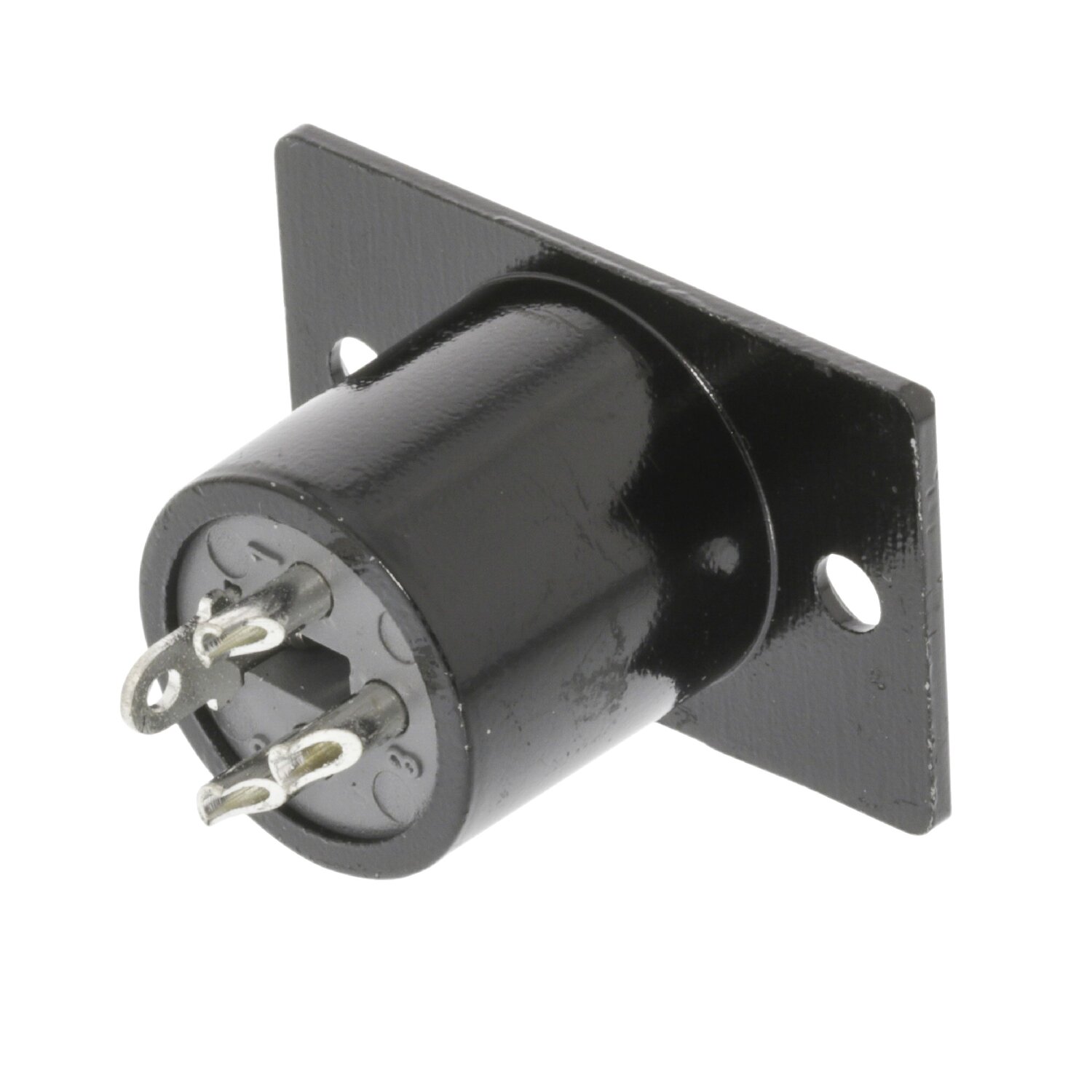 Stecker XLR 3-Pin Male Schwarz, 0,85