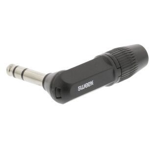 Audio-Stecker 6.35 mm Schwarz