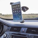 2in1 KFZ Halterung für Tablet / ipad bis 12 " Kopfstütze Frontscheibe Auto LKW PKW