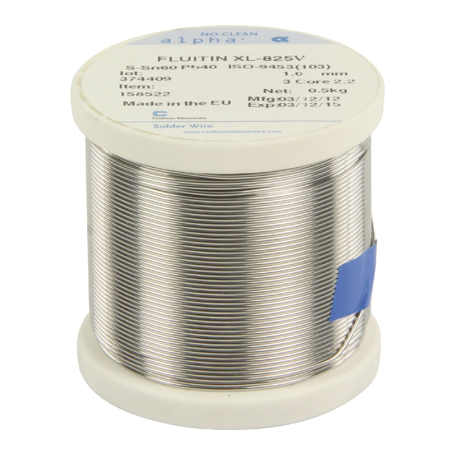 Bleihaltiges Lötzinn 1,00 mm 500 g, 44,99