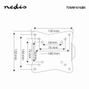 Feststehende TV-Wandhalterung | 13 - 27" | Max. 30 kg | 20 mm Wandabstand