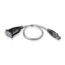 USB 2.0 Kabel USB A male - DB9 male 0.35 m Grau