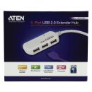 USB-Hub + 12 Meter Kabel USB 2.0 4 Port Ports Verteiler Weiche Splitter