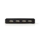 USB 2.0 USB-HUB 7 Ports Aktiv mit Netzteil 7-fach PC...