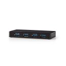 USB 3.0 (3.2) HUB 7 Port Aktiv mit Netzteil extern Verteiler Weiche