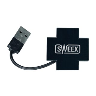 4-Port USB-Hub USB 2.0 Schwarz