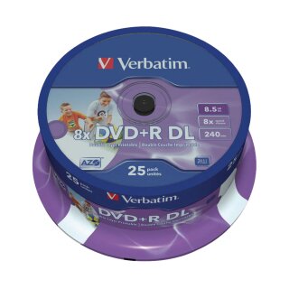 DVD 8.5 GB 25 Stück