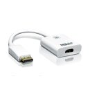 Displayport-Kabel Displayport male - HDMI-Buchse 0.15 m Weiss