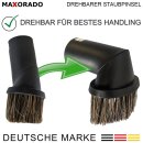 Naturhaar Staubsauger Staubbürste Staubpinsel Saugpinsel Möbelbürste 32mm 35mm für Bosch Siemens Miele Kärcher etc.