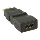 High-Speed-HDMI mit Ethernet-Adapter Drehgelenk HDMI Anschluss - HDMI-Buchse Schwarz