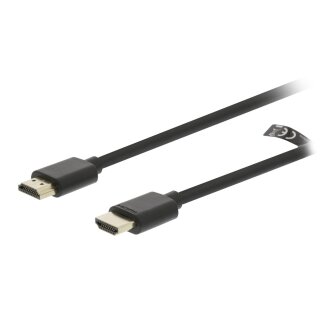 High Speed HDMI Kabel mit Ethernet HDMI Anschluss - HDMI Anschluss 1.5 m Schwarz