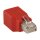 CAT6-Netzwerkadapter RJ45 (8P8C) male - RJ45 (8P8C) female Rot