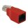 CAT6-Netzwerkadapter RJ45 (8P8C) male - RJ45 (8P8C) female Rot