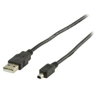 USB 2.0 Kabel USB A male - Mitsumi 4-pol. male 2.00 m Schwarz