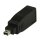 FireWire 400-Adapter FireWire 4-pol. male - FireWire 6-pol. female Schwarz