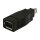 FireWire 400-Adapter FireWire 4-pol. male - FireWire 6-pol. female Schwarz