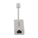 Adapter USB-C male - RJ45 (8P8C) female Weiss