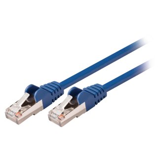 CAT5e SF/UTP-Netzwerkkabel RJ45 (8P8C) male - RJ45 (8P8C) male 1.50 m Blau