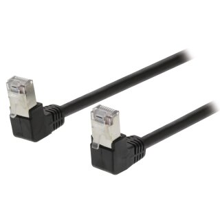 CAT5e SF/UTP-Netzwerkkabel RJ45 (8P8C) male - RJ45 (8P8C) male 3.00 m Schwarz