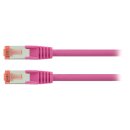 CAT6 S/FTP-Netzwerkkabel RJ45 (8P8C) male - RJ45 (8P8C) male 7.50 m Rosa