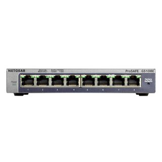 Switch NETGEAR  8x GE GS108E-300PES webmanaged retail