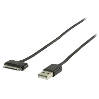 Sync und Ladekabel Apple Dock 30-pin - USB A male 2.00 m Schwarz