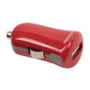 Auto-Ladegerät 1-Ausgang 2.1 A USB Rot