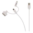 3-in-1-Sync und Ladekabel USB A male - Micro-B male 1.00...