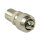 Koax Male Metall Silber