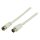 Antennenkabel F-male - Koax-Stecker 1.00 m Weiss