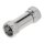 Coax-Adapter F F-male - F-male Silber