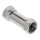 Coax-Adapter F F-male - F-male Silber