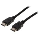 High Speed HDMI Kabel mit Ethernet HDMI Anschluss - HDMI Anschluss 1.00 m Schwarz