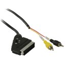 SCART-Kabel Scart-male - 2x RCA male 2.00 m Schwarz