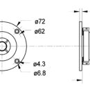 14mm (0,6") Hochton-Kalotte