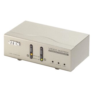 2-Port VGA Matrix-Schalter Silber