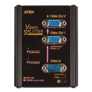 2-Port VGA-Verteiler Schwarz