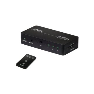 3-Port HDMI Schalter Schwarz