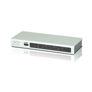 4-Port HDMI Schalter Silber