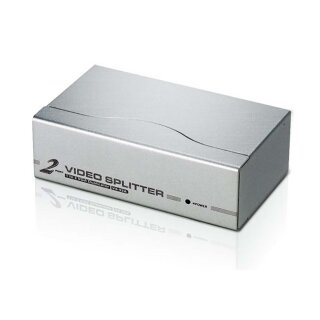 2-Port VGA-Verteiler Silber