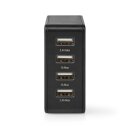 4-fach USB Netzteil Ladegerät Netzstecker 4 Ports Smartphone Tablet Handy