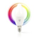 WLAN Smart LED-Lampe | Vollfarbig und warmweiß | E14
