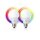 WLAN Smart LED-Lampen | Vollfarbig und warmweiß | E27 | 2er-Pack