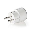 Smartlife Smart Stecker | WLAN | Leistungsmesser | 2500 W | Schutzkontakt / Typ F (CEE 7/7) | -10 - 40 °C | Android™ / IOS | Weiss